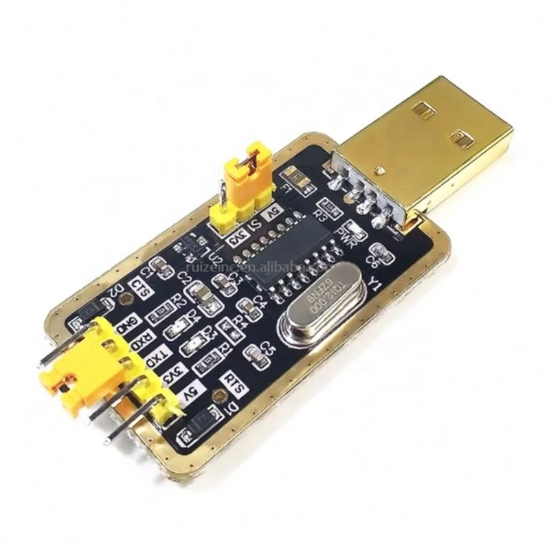 RS232 liter USB to TTL mode to serial port in the nine upgrade small board ttl brush machine line local gold CH340G