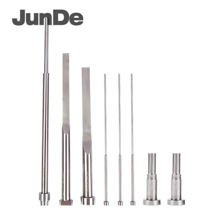 Rectangular Ejector Pins With Free Flange Position - High Speed Steel SKH51 L/P/W/N Dimensions Configurable ERSH ERSHE