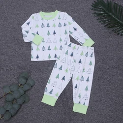 fall cheap outfit boutique cotton kids clothes fashion pajamas baby boy clothes