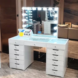 wholesale only modern white hight gloss paint vanity dressing table