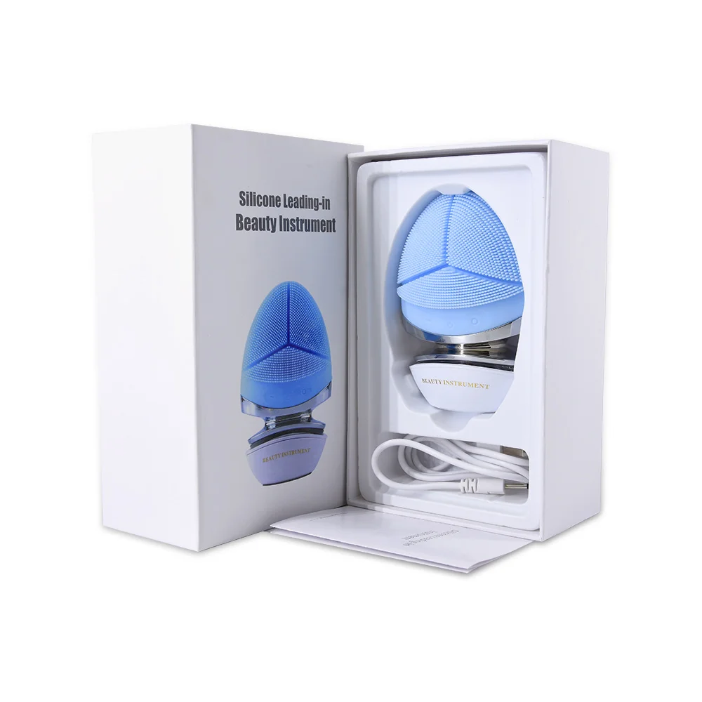 2024 New Arrival Waterproof Electric Face Cleansing Brush Device for Deep Cleaning Sonic Facial Cleansing Brush