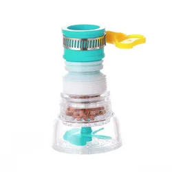 360 Rotating Splash Proof Household Faucet Filter Medical Stone Sand Removal Water Purifier