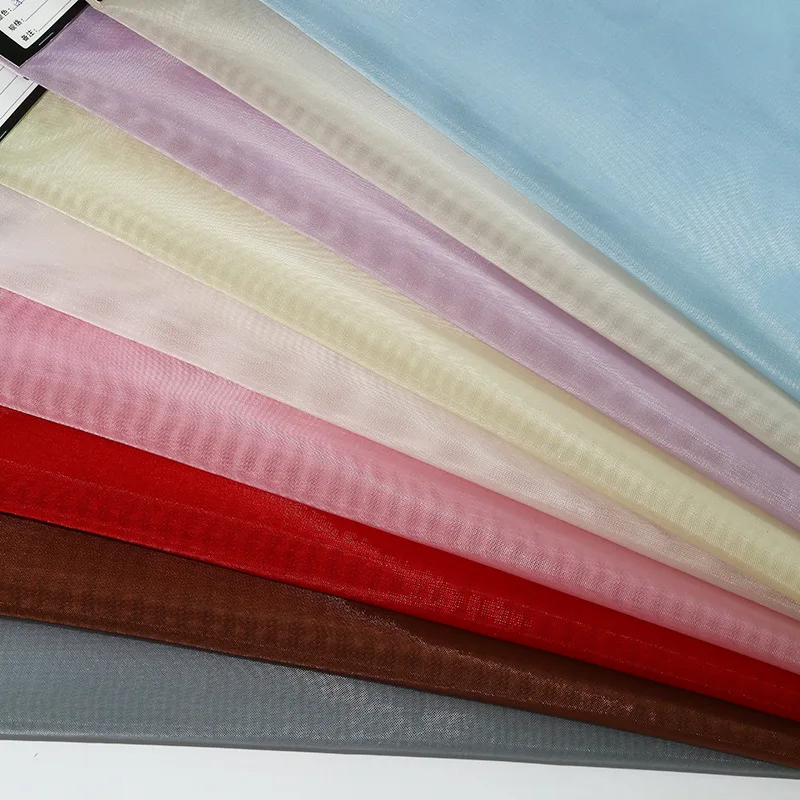 Nylon Mesh Fabric Cosmetic Bags Shopping Bags Interior Storage Bags Crafts Nylon Mesh Yarn Mesh Fabric