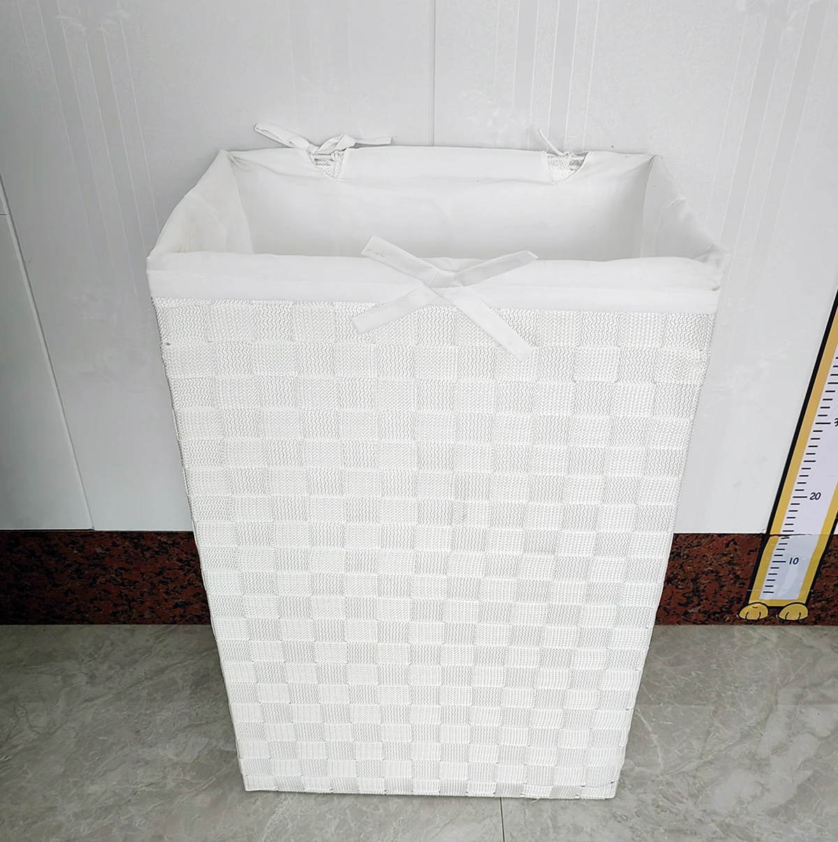 Portable clothing collapsible laundry storage box organizer large capacity foldable hamper laundry basket with handle