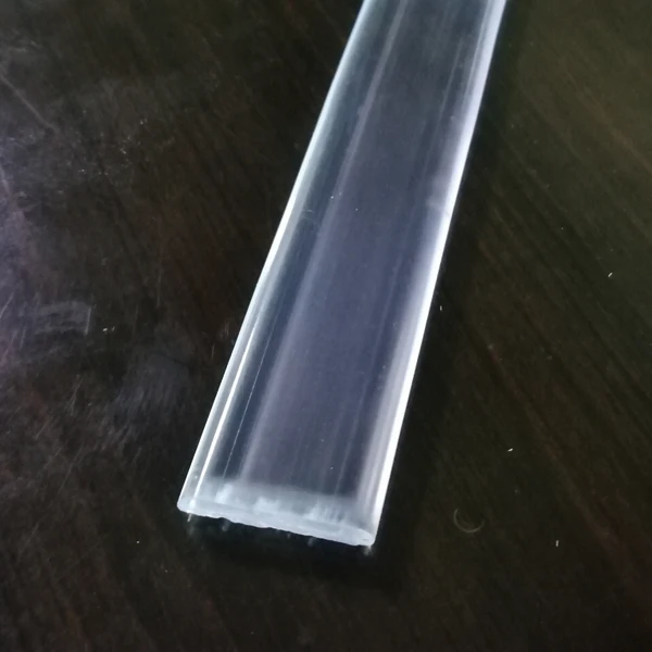 Plastic extrusion transparent Polystyrene profile
