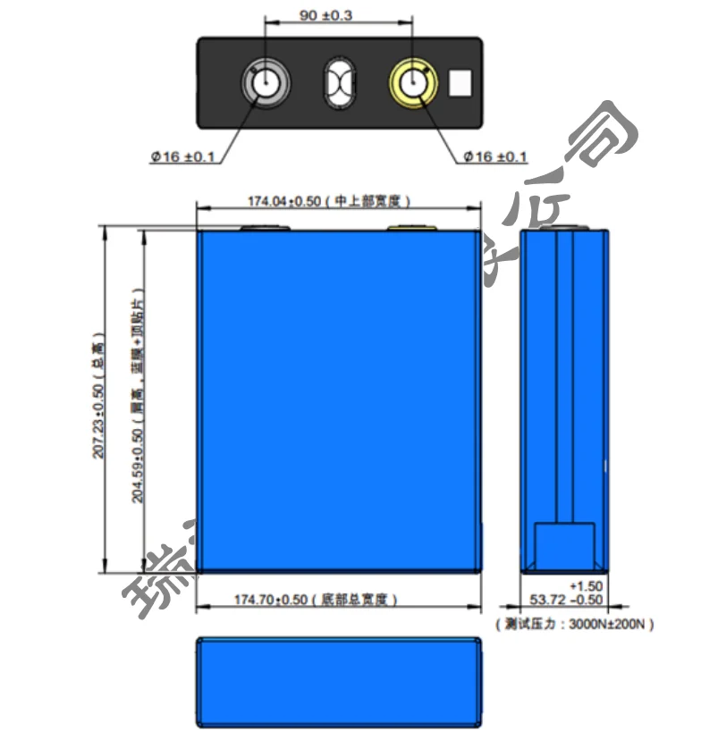 Lithium iron Phosphate Battery Cell 3.2V 105Ah 200Ah 230Ah 280Ah Bateria LiFePO4