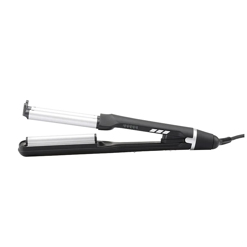 PTC Heater Lockable Portable Professional Electric 3 Barrel Triple Tong Waver Hair Curling Iron