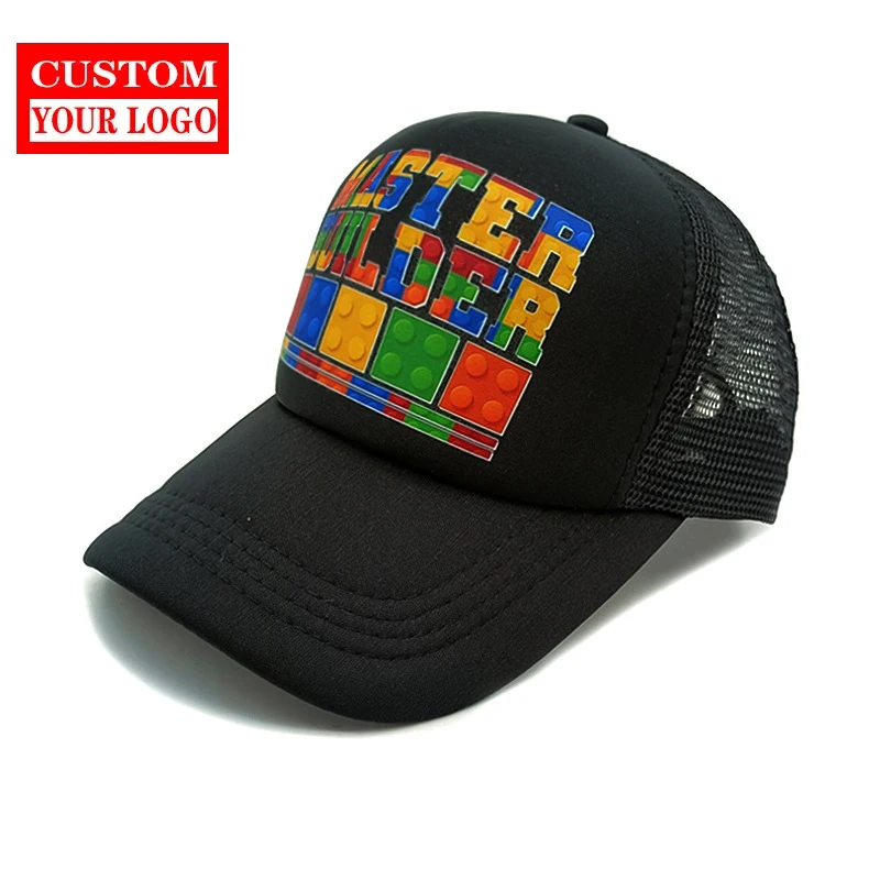 Colorful Leopard Custom Digital Silk Screen dtf Logo Printed Baseball Cap