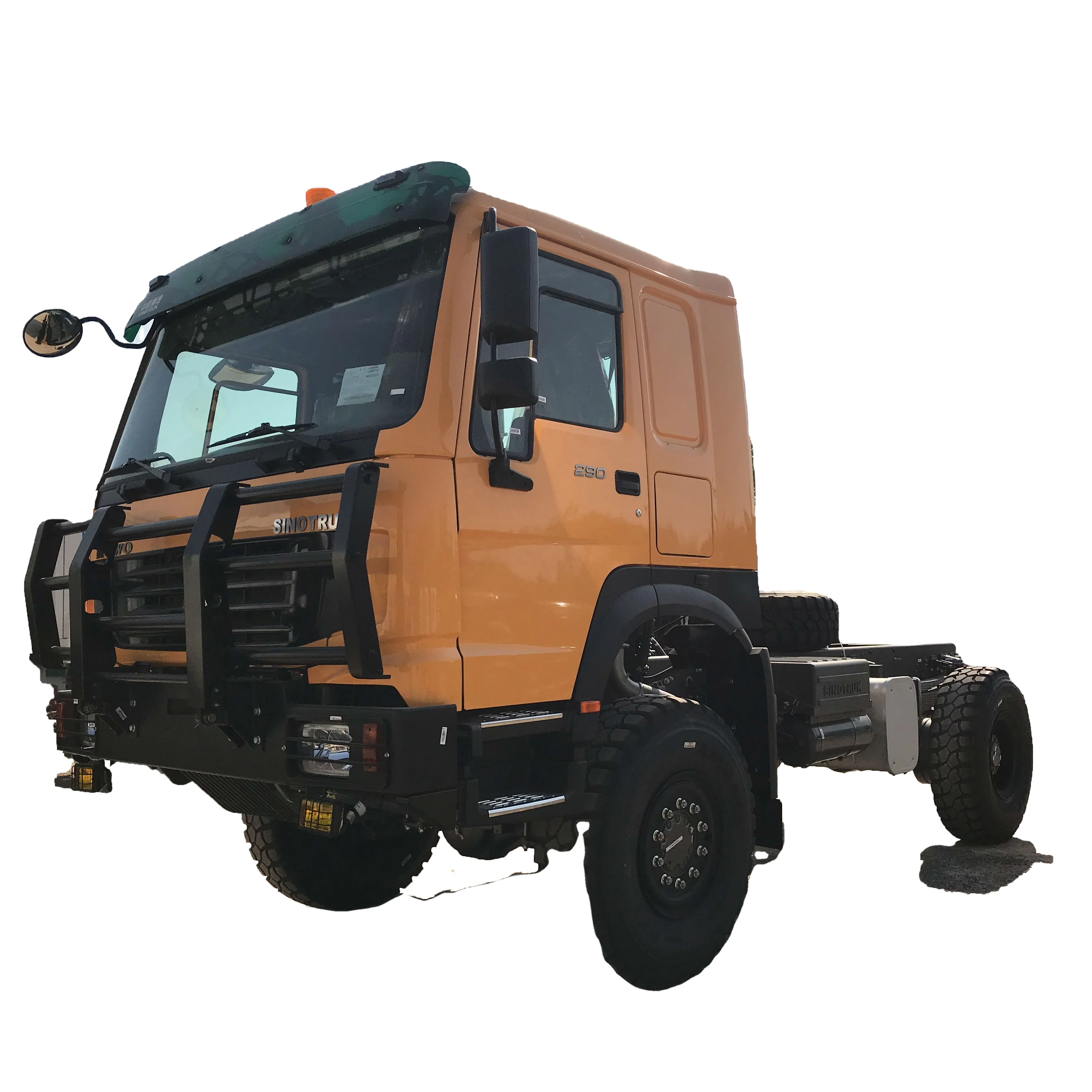 Single Big Tire 14.00R20 4X4 Off Road Cargo Truck Chassis