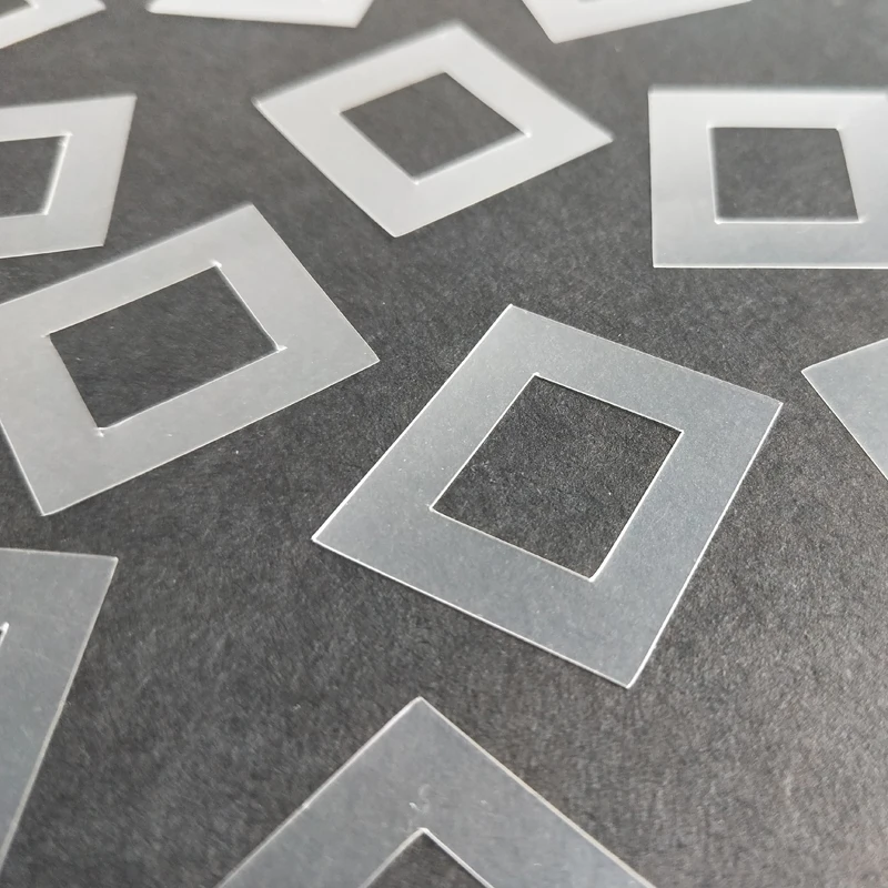 Transparent polyester film, environmentally friendly molded pet insulation sheet 29.2*26.5*0.1mm