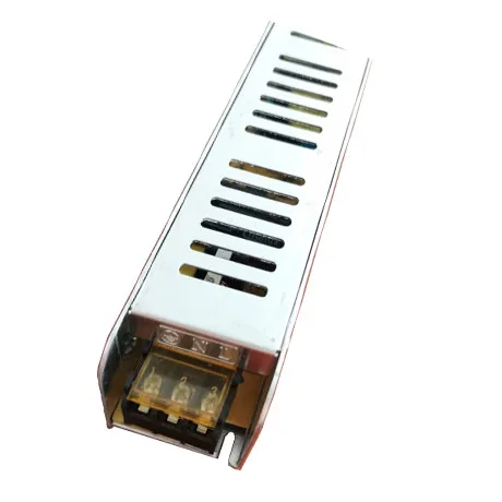 2024 Hot selling slim power supply IP20AC180-240v12/24vAluminum housing 120w led switching power supply