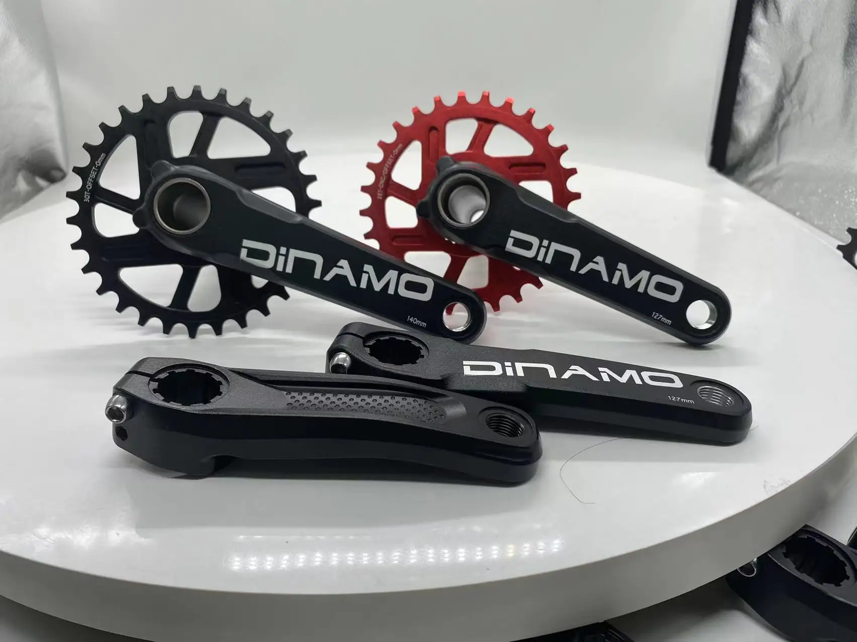 Lightweight hollowtech CNC direct mount kids bike crankset  114/127/140/152mm  Bicycle PartsBicycle  Chainrings kids mtb crank