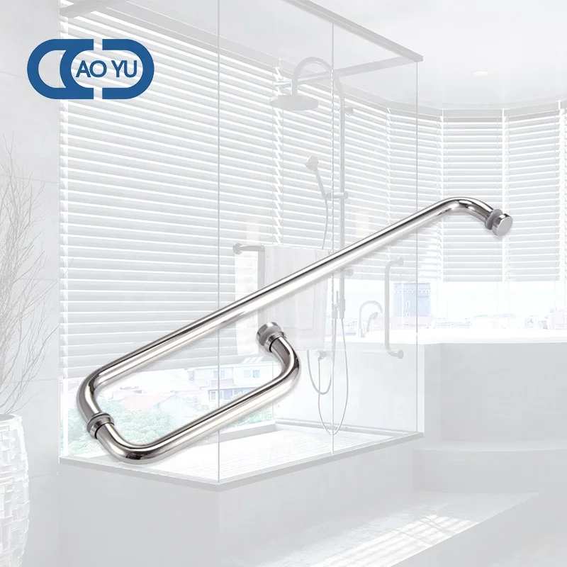 High quality shower room glass door handle  frameless glass shower handle
