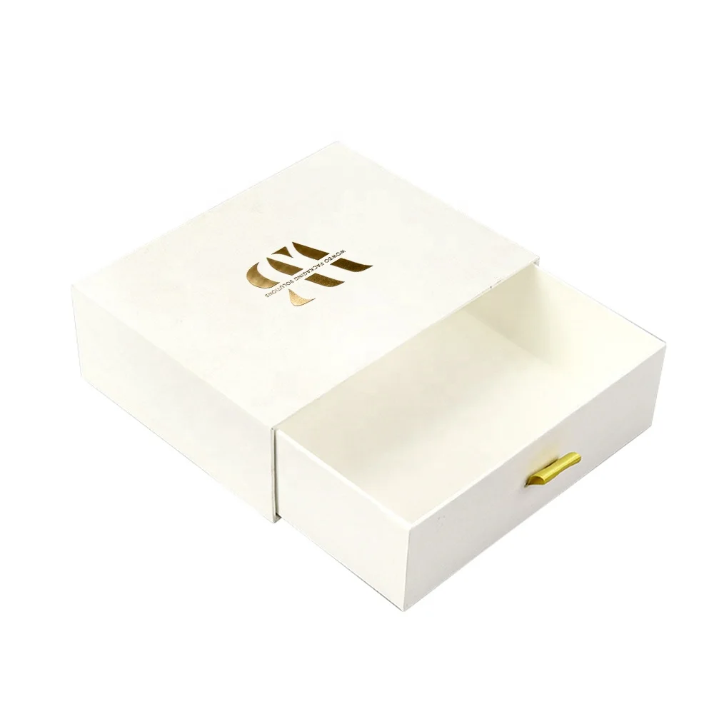 Fabric Linen Drawer USB Stick Flash Drive presentation Gift Box