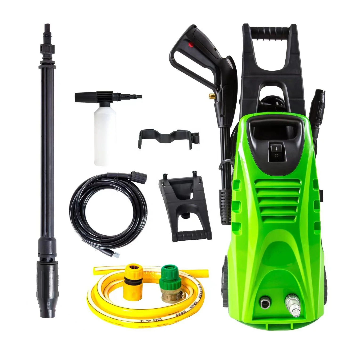 Portable high pressure sweeper car washer