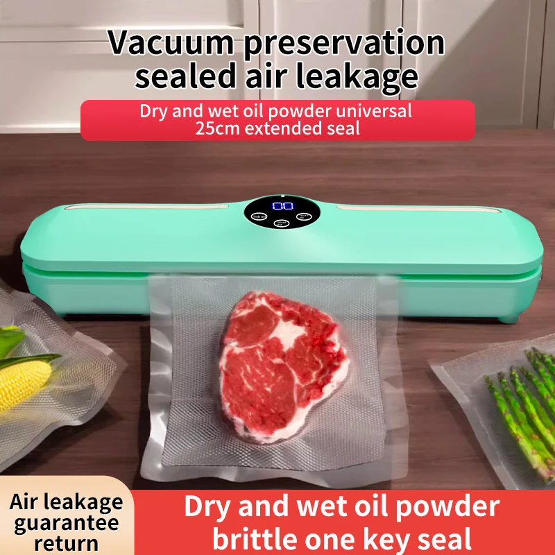 Portable mini automatic  vacuum sealer machine for food packing storage made in china
