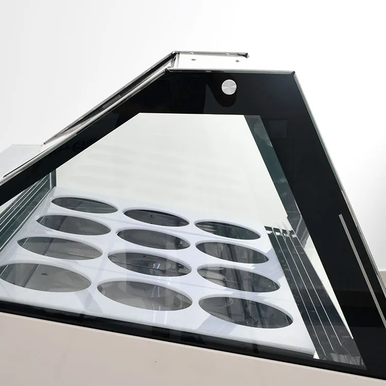 Commercial 12-Grid Hard Popsicle Ice Cream Display Cabinet/ Handmade Ice Cream Freezer/Popsicle Display Cabinet