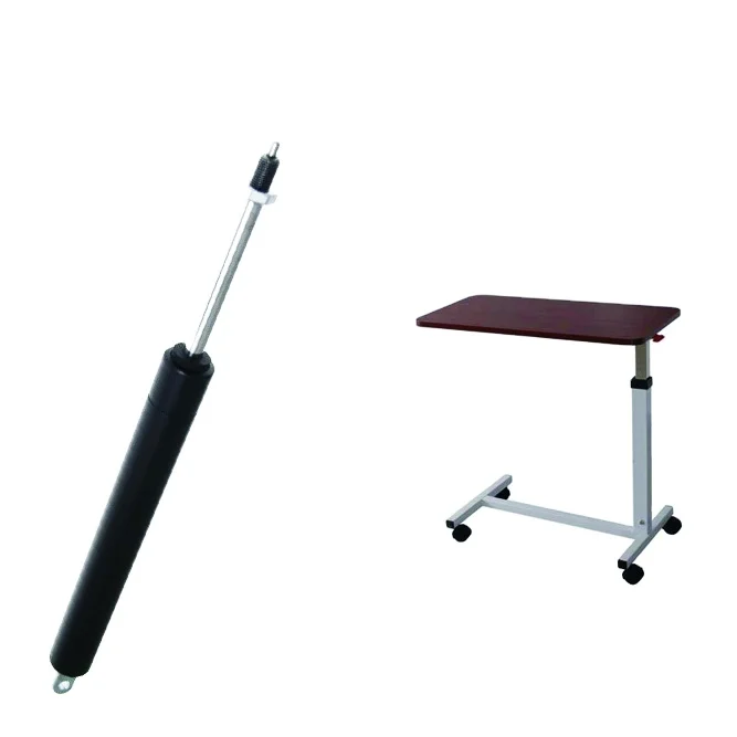 Gas spring for over bed table