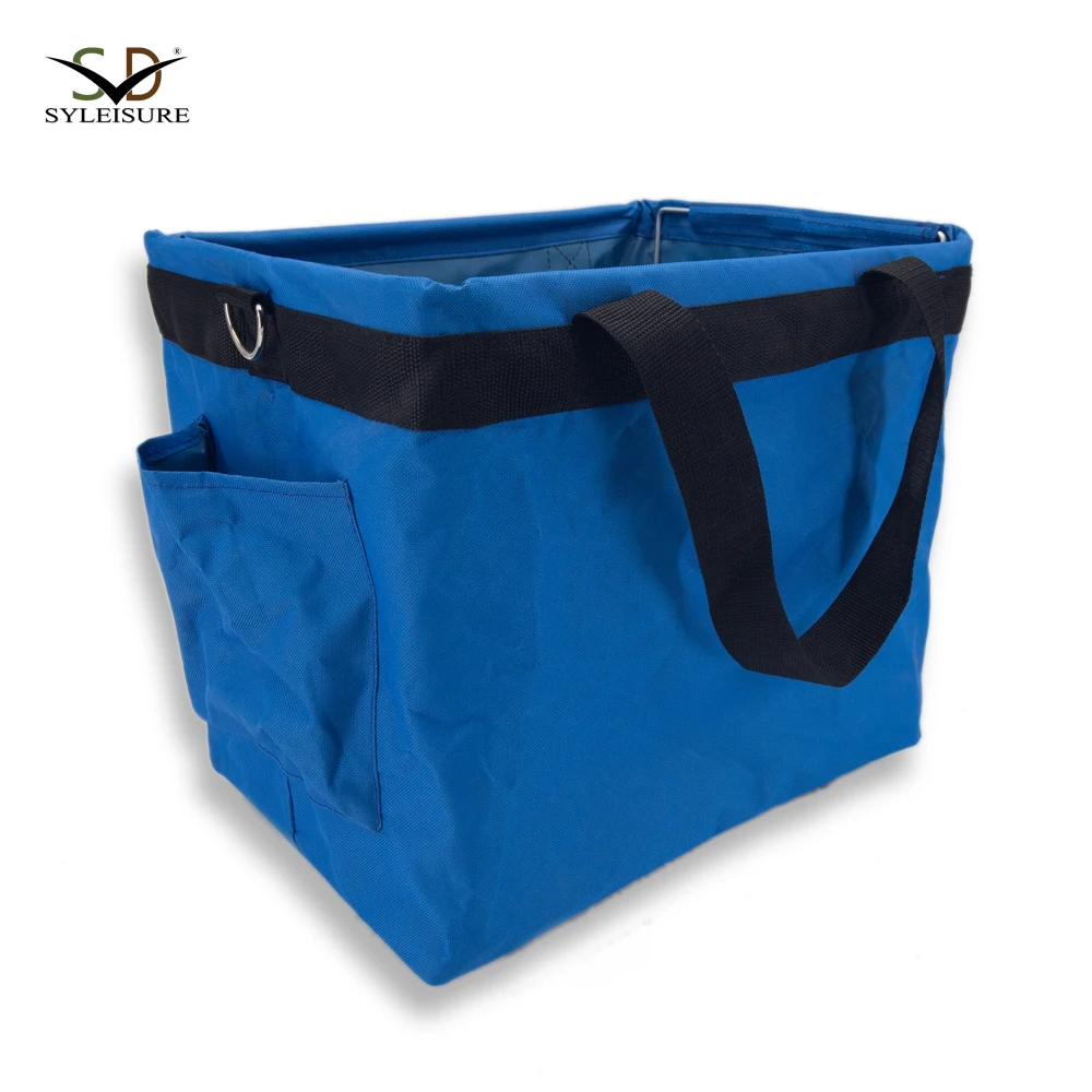 Blue color oxford tool bags tool organizers garderner favorite bucket bag tool