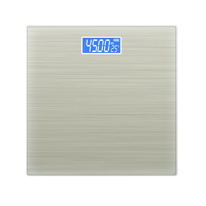 Glass bathroom digital human personal weight scale