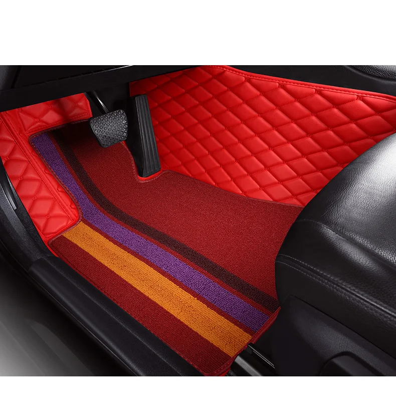 3d 5d luxury fir winter use car floor mats for qashqai toyota rav 4 vios honda accord opel astra j prado 120 dodge durango