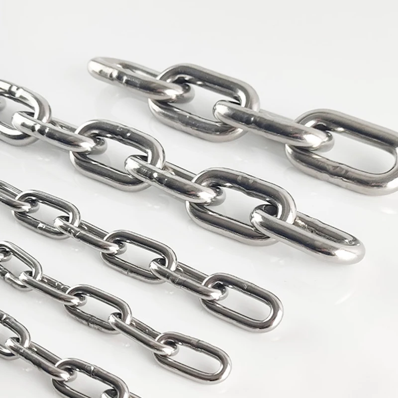 High Polished Stainless Steel DIN 766 Short Link Chain