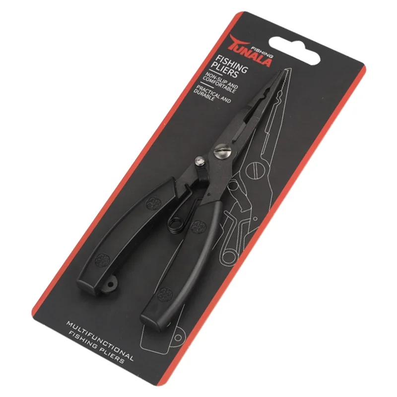 Stainless Steel fishing Pliers with ABS Handle,Fish Hook Remover with Fish Lip Gripper