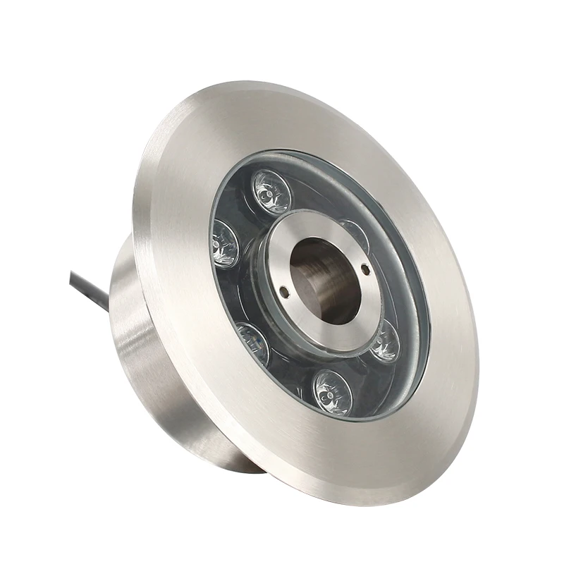 Super slim lamp body 6W 12W 18W ip68 RGB RGBW LED water pump nozzle fountain light with DMX Control