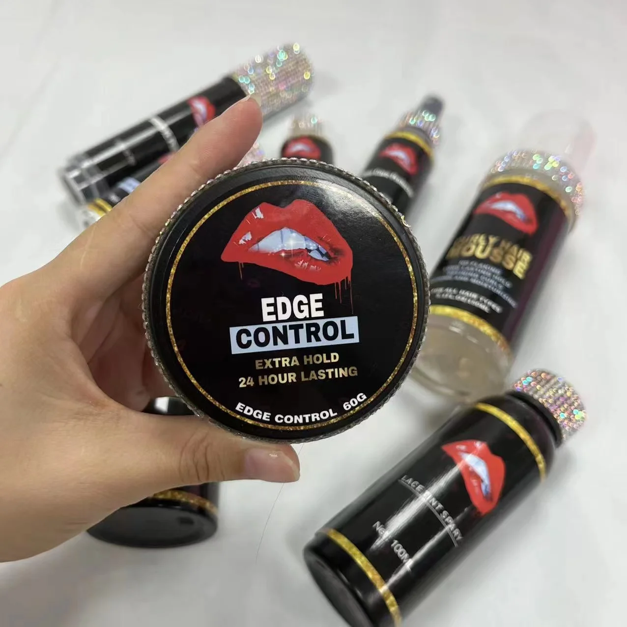 Wholesale Private Label Extra Hold Braiding Gel Styling Edge Control for Braid Hair Style Hair Wax Stick