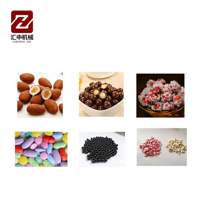 
Small Candy Peanut Chocolate Coating Biscuits Machine 