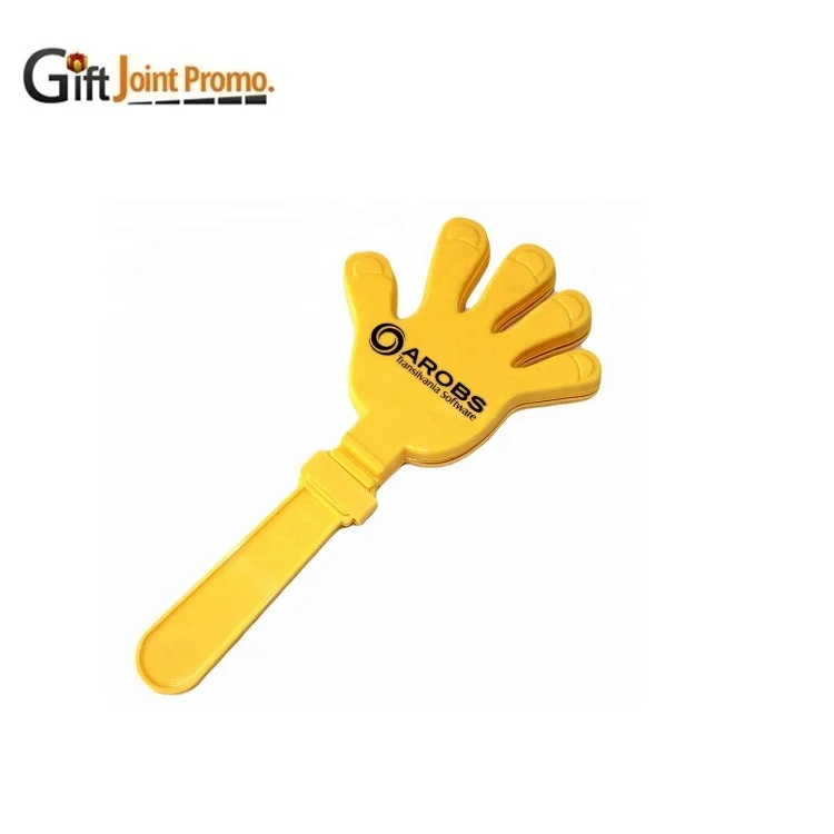 Customized Logo Printed Cheap Football Plastic Hand Clapper