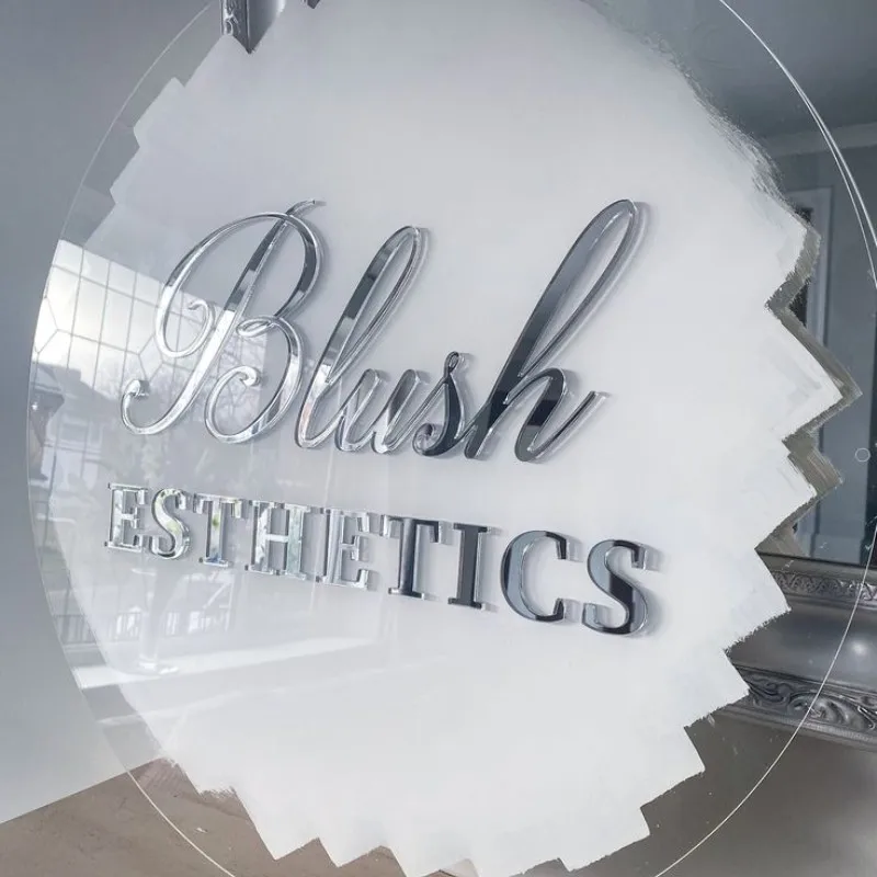 business sign custom led backlit logo acrylic neon sign shop outdoor advertising sign board