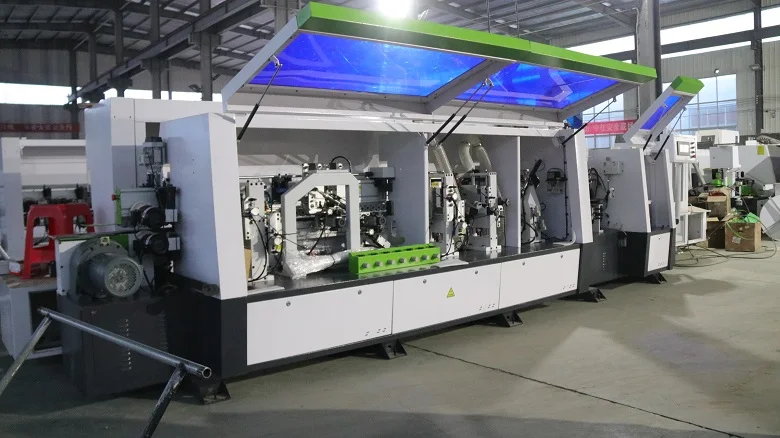 468GK edge sealing machine upper glue pot corner trimming pre-milling wood pvc edge banding machine edge trim