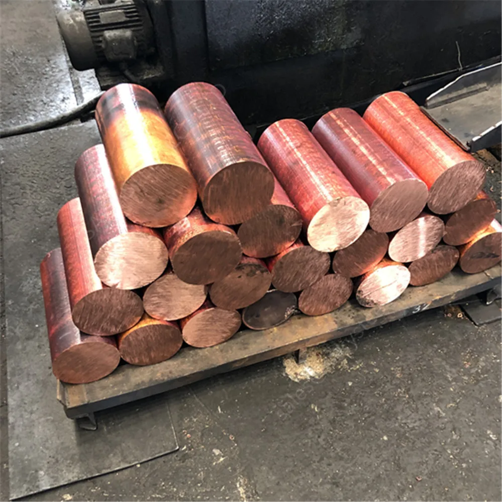 C10100 C11000 C11100 C12000 C12200 C11600 2.4 Meters Earth Copper Rod 16mm Copper Bars