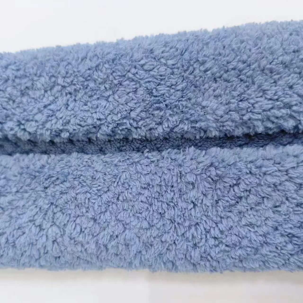 ShaoXing Wholesale customized15% T 85% Nishiki  Terry cloth (blue) 280gsm Length 31cm * width 29cm tricot fabric