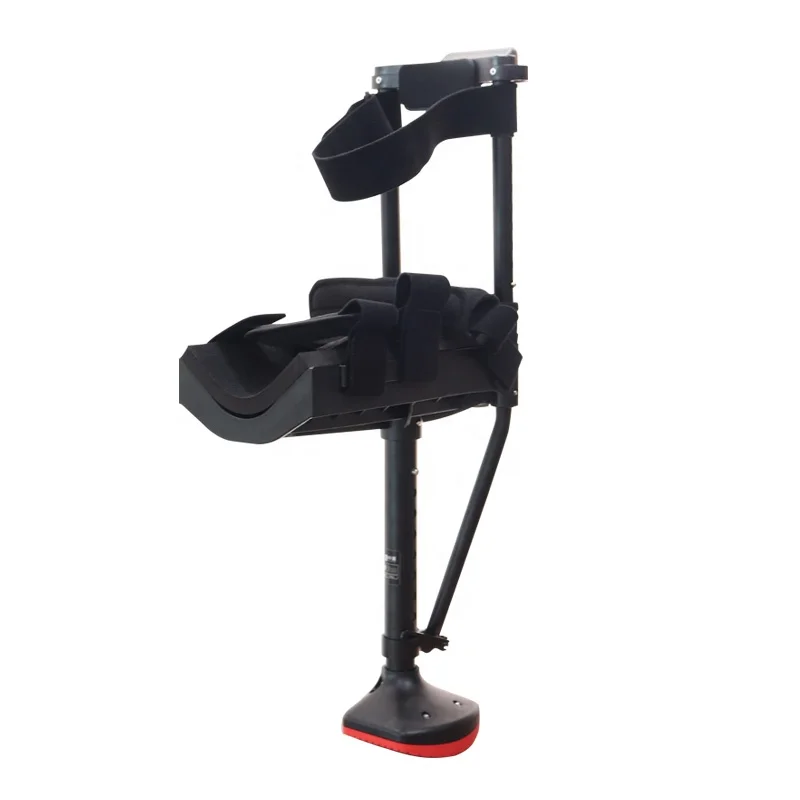 Medical Wholesale Walking Crutches For Adults Hands Free Knee Crutch Anti Skid Single Leg Telescopic Assisted Walking Crutch