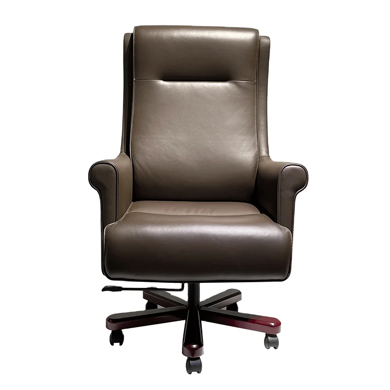 
Comfortable Modern Luxury High Back Ergonomic Leather Office Chair Elegant Office Chair 