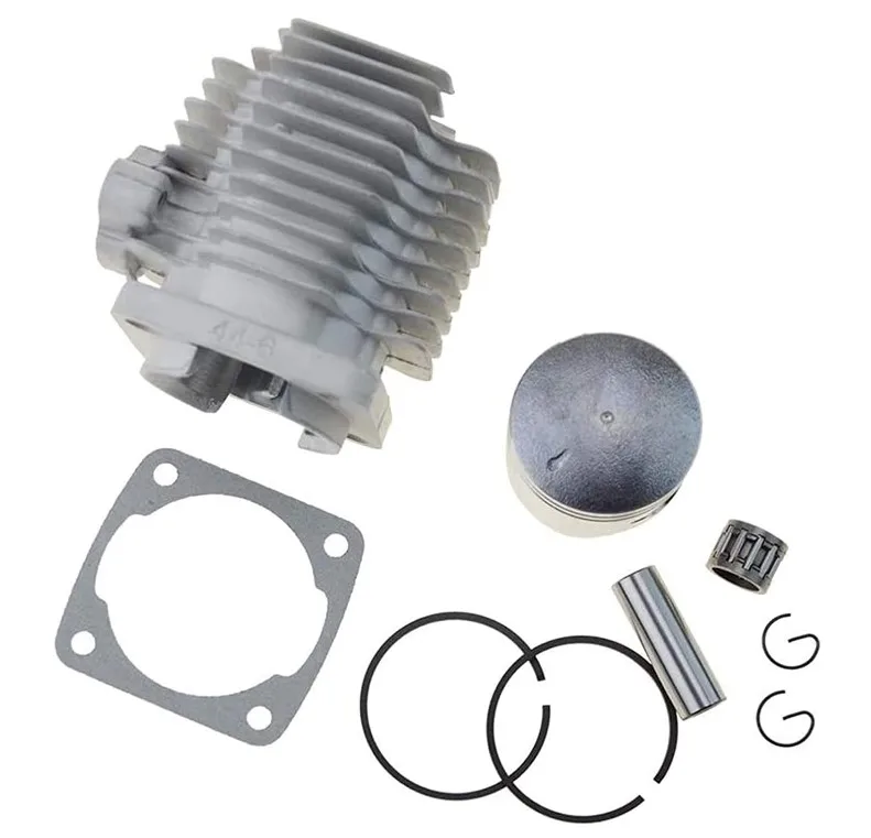 44mm Big Bore Cylinder with Piston Ring Kit Replacement for 2 Stroke 43cc 47cc 49cc Gas Scooter Mini Pocket Bike