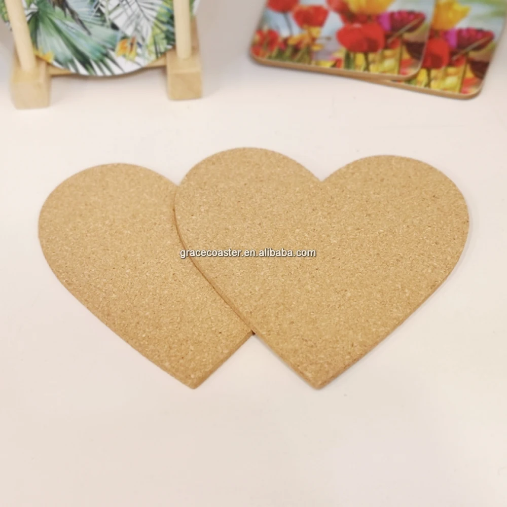 high quality blank eco-friendly material cork coaster cork trivet cork mat hot pot pad