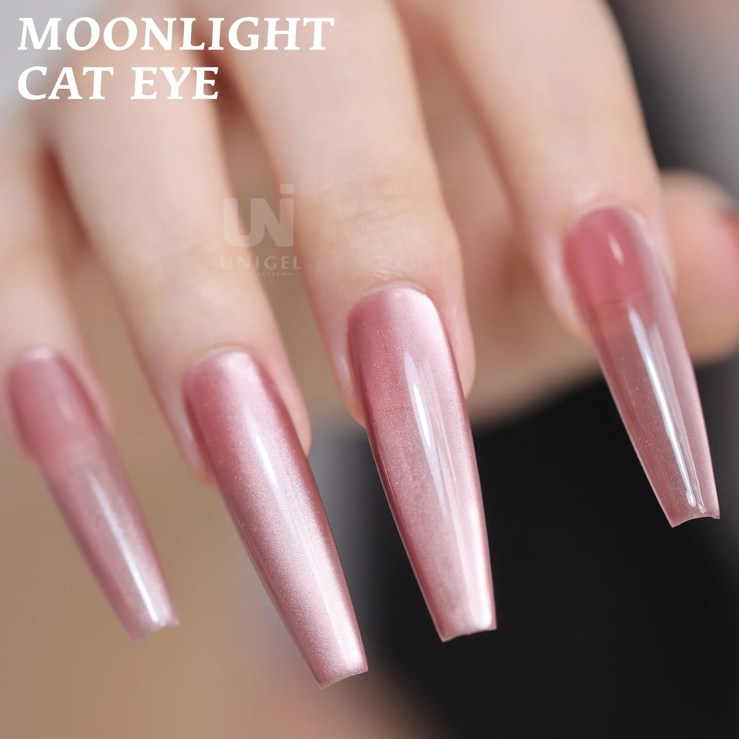 Unigel OEM/ODM Reflective Sparkle Shimmer Magnetic Moonlight Cat Eye Gel Polish for Nail Vendors