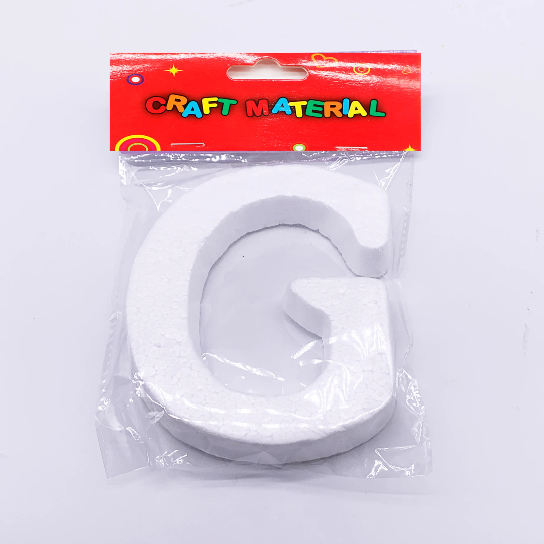 Eco-Friendly Manufacturers EPS 15cm Foam Alphabet G Polyfoam Letter A to Z Bath Toy Styfofoam Polystyrene