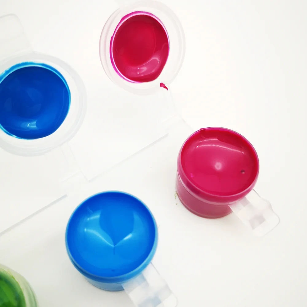 Factory Direct Sale 12 Washable Poster Paint Finger Paint for Kids