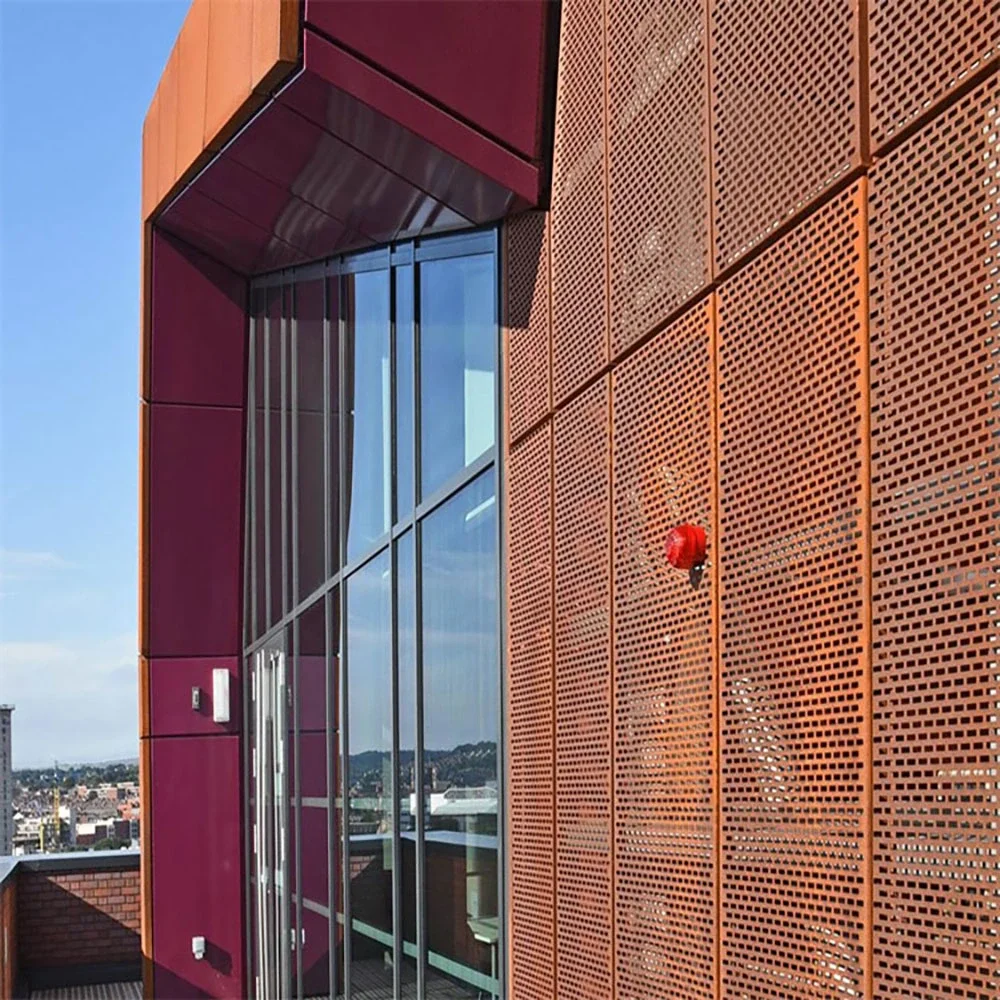 Laser Cut Board Terracotta Commercial Panels Exterior Wall Cladding System Shandong Yingcheng Decoration Building