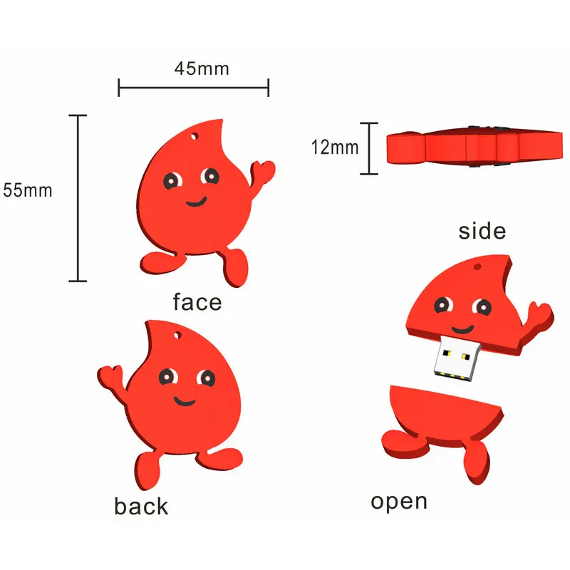 Custom Logo Company propaganda gift 2.0 3.0 USB Flash Drive Memory Stick Pendrive 1Gb 2Gb 4Gb 8Gb 16Gb 32Gb 64Gb 128Gb 256Gb