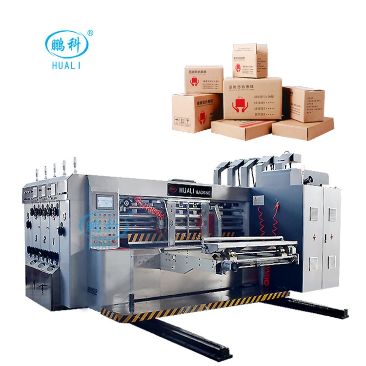 Auto Flexo Printing Slotting Die Cutting Machine Carton Box Manufacturing Machine