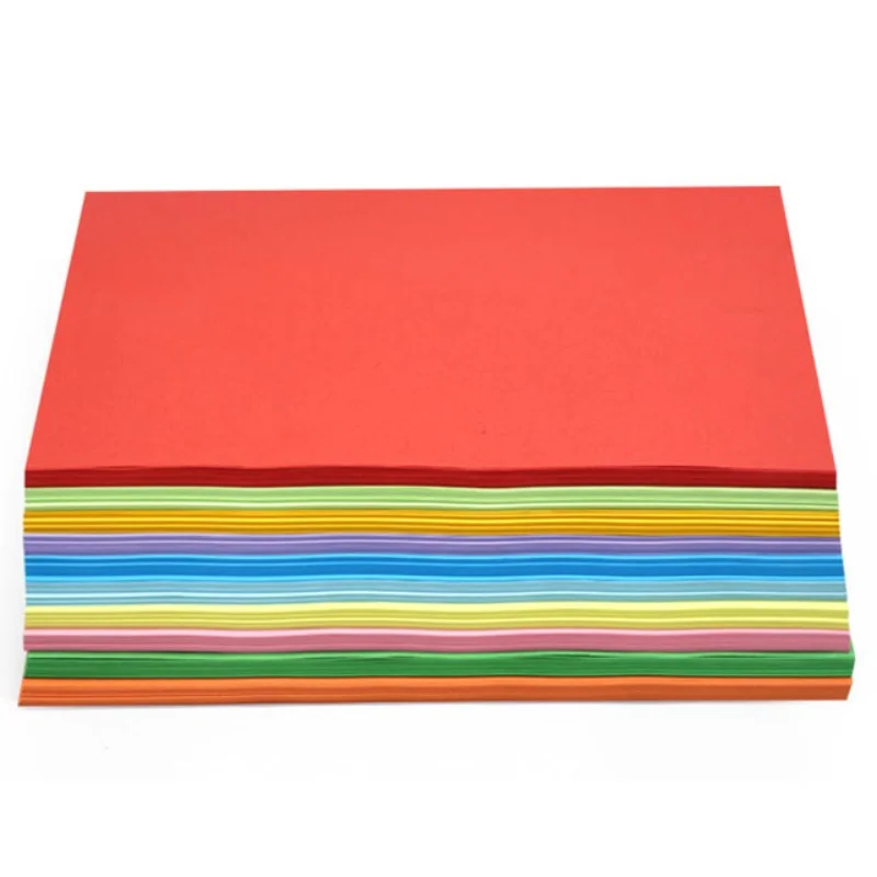 Hot Selling A4 Size Color Paper 120gsm 150gsm Mixed Color Paper Manila Paper