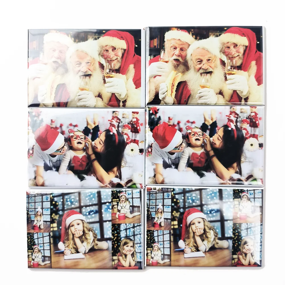 90*65mm Badge Button Fridge Magnet Material Set for Home Decoration