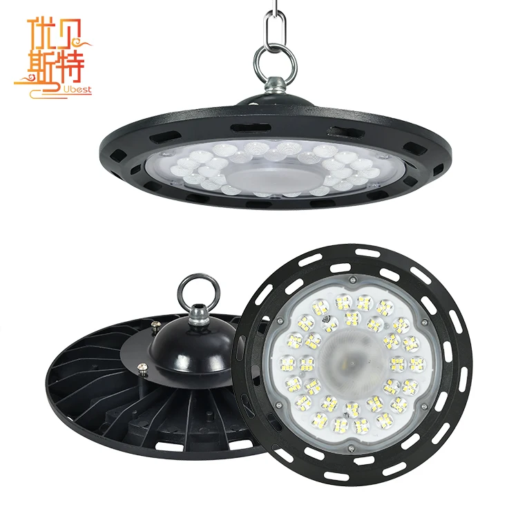 Youbeisite Self Design Quality Hanging Round IP66 Aluminum Waterproof 50W 100W 150W 80 Reflector LED High Bay Light