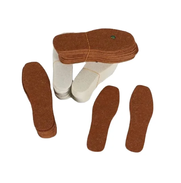 Eco-friendly waterproof wool felt shoe insole