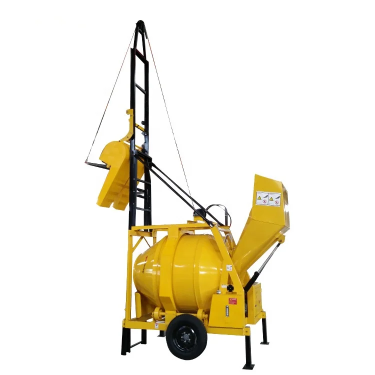 LONTA JZC350EML 4 bags lifting ladder electric self loading beton mortar mud cement concrete mixer machine 350L betonniere